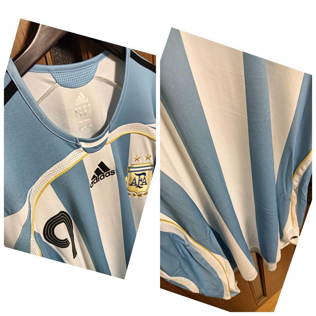 アディダス アルゼンチン代表 クレスポ ユニフォーム 06/07ホーム タグ付き