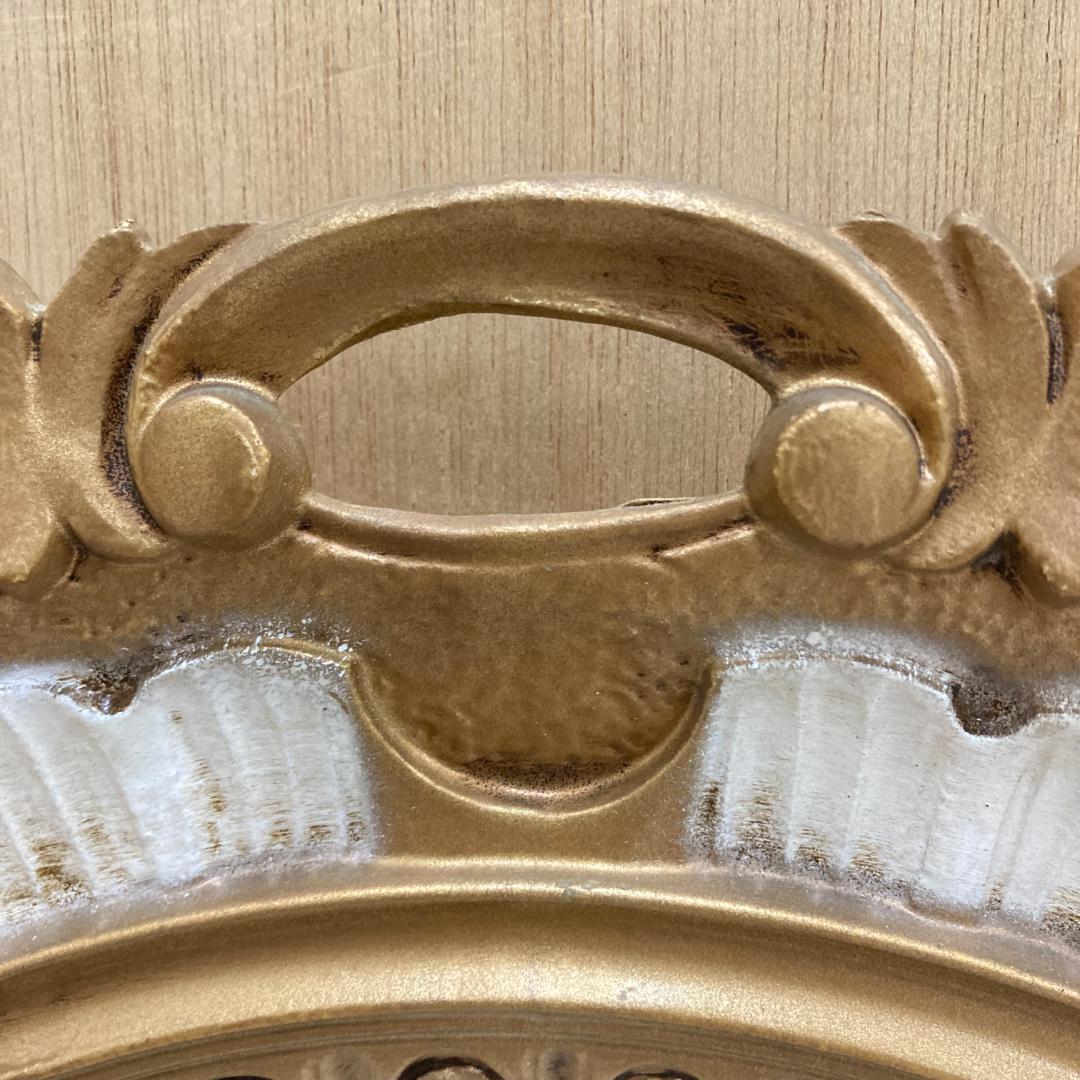 イタリア　アンティーク調　エレガント　彫刻　ウォールミラー　壁掛け　鏡