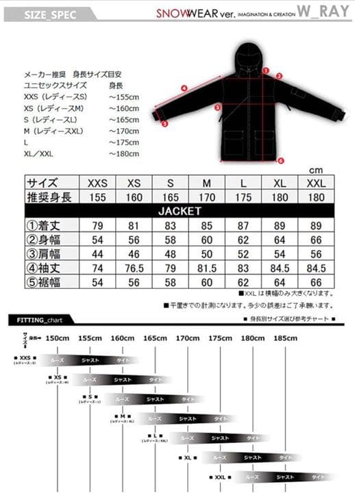 スノーボードウェア　ジャケット