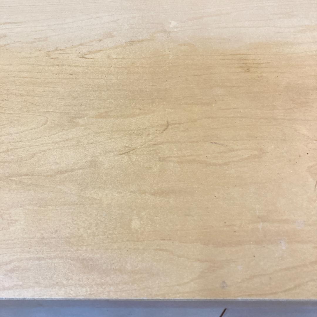 無印良品　デスク　机　引き出し付　メープル