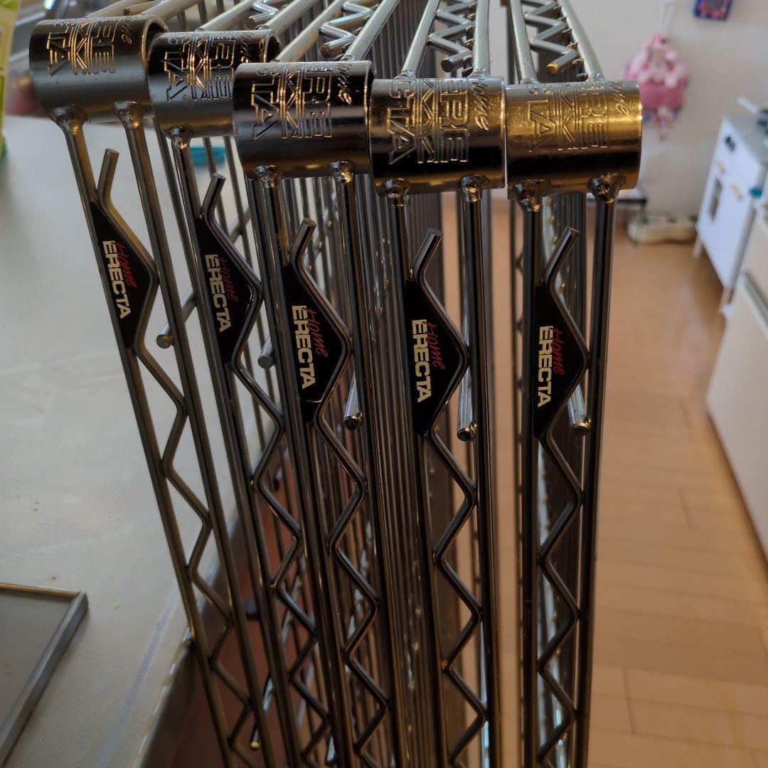 ERECTA ホームエレクタ ワイヤーシェルフ 1200㎜×450㎜ 5枚組