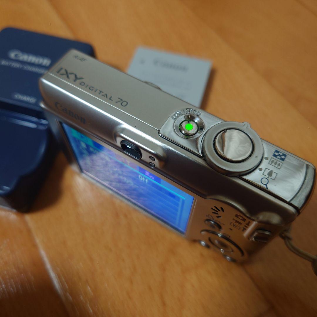 美品 Canon IXY DIGITAL 70 キヤノン デジカメ 動作確認済み