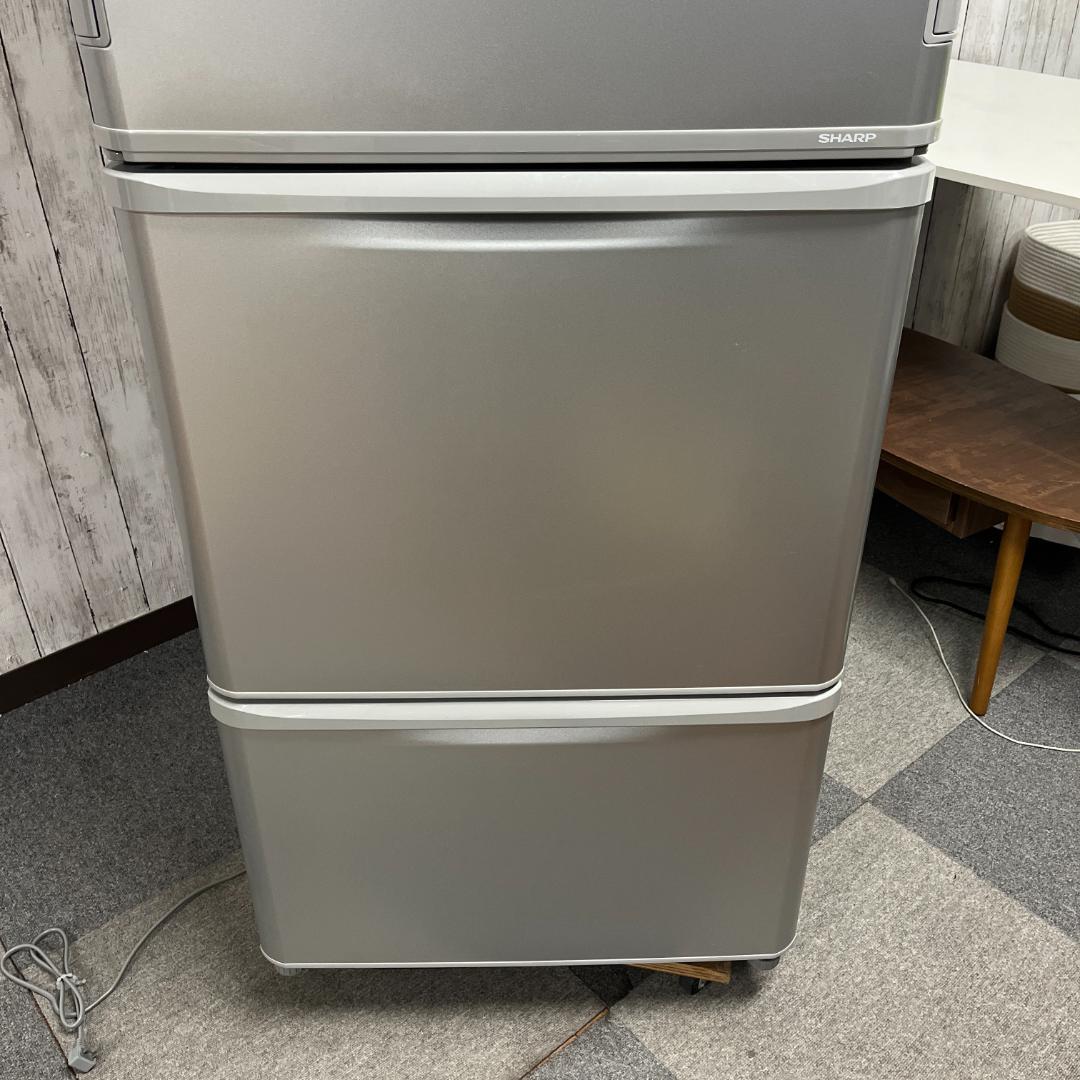 【美品】SHARP 冷蔵庫 SJ-W352F-S 350L 2020年製 家電