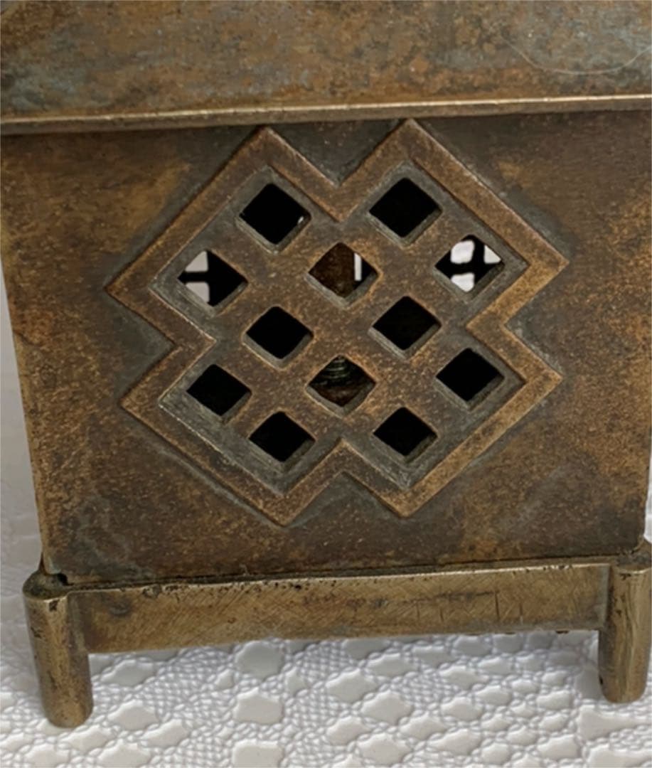 真鍮製貯金箱 1920年代 銀行ノベルティー フランス