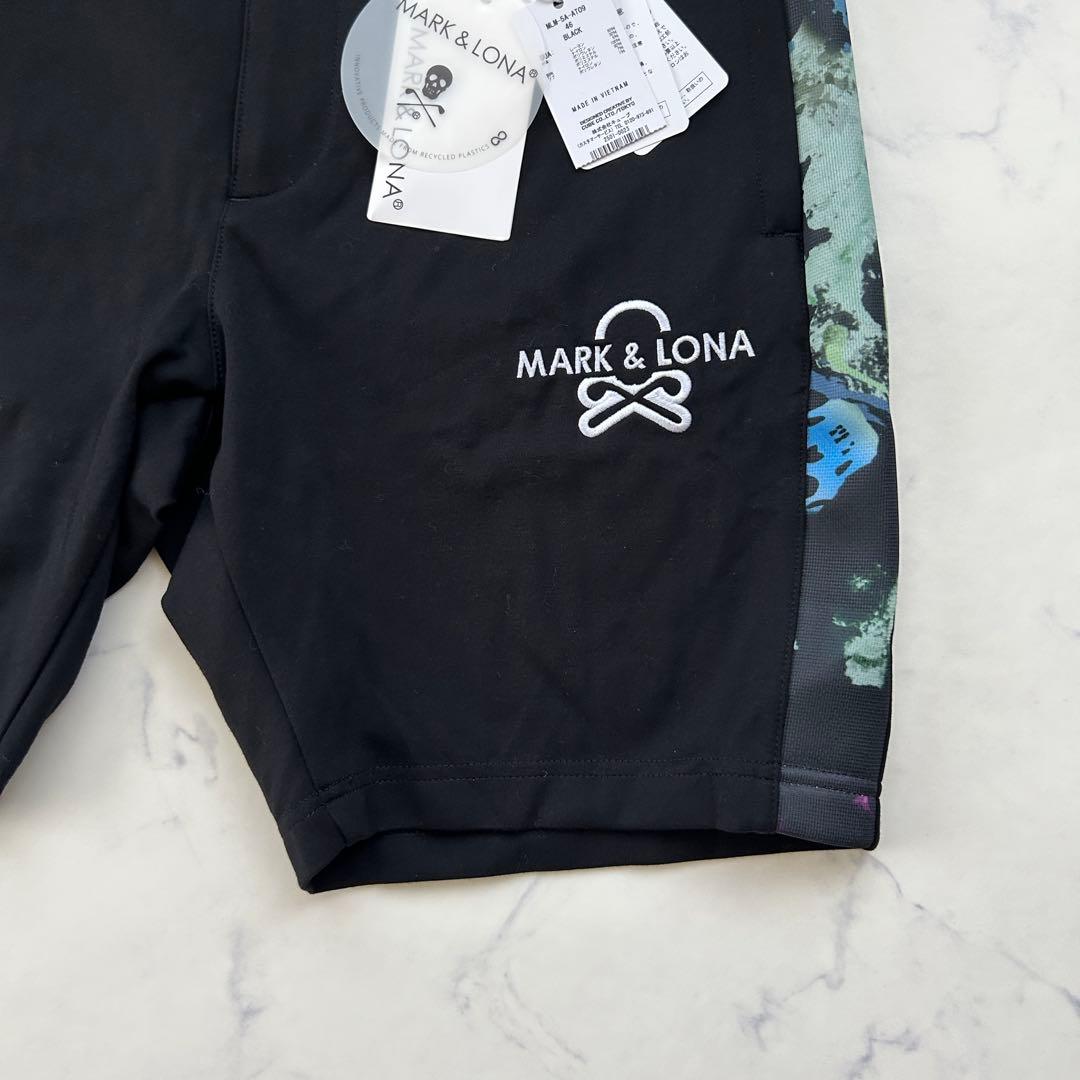 新品タグ付き マークアンドロナ 2025年モデル ハーフパンツ グラフィック