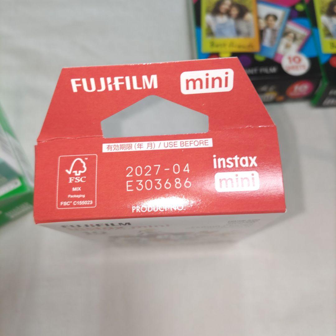新品　チェキ　instax mini 10シート　ミッキー＆フレンズ　レインボー