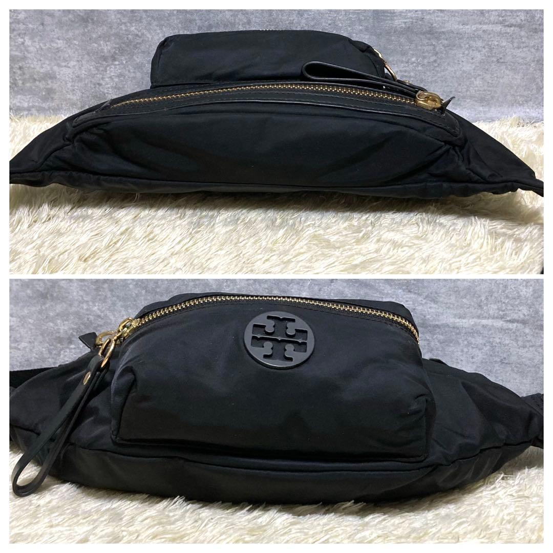 【美品】トリーバーチ ペリー ボディバッグ ナイロン ブラック クロスボディ