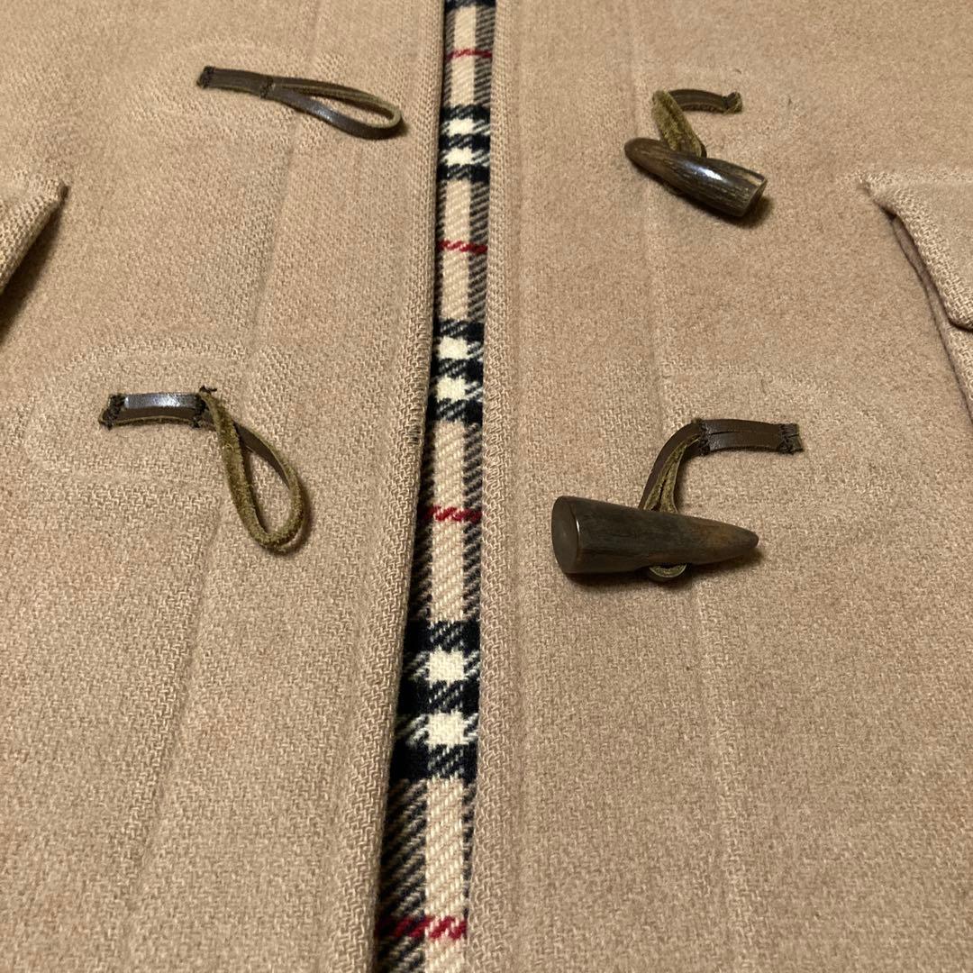 【コッペ&パティ】【美品】バーバリー　英国製　ダッフルコート　ノバチェック