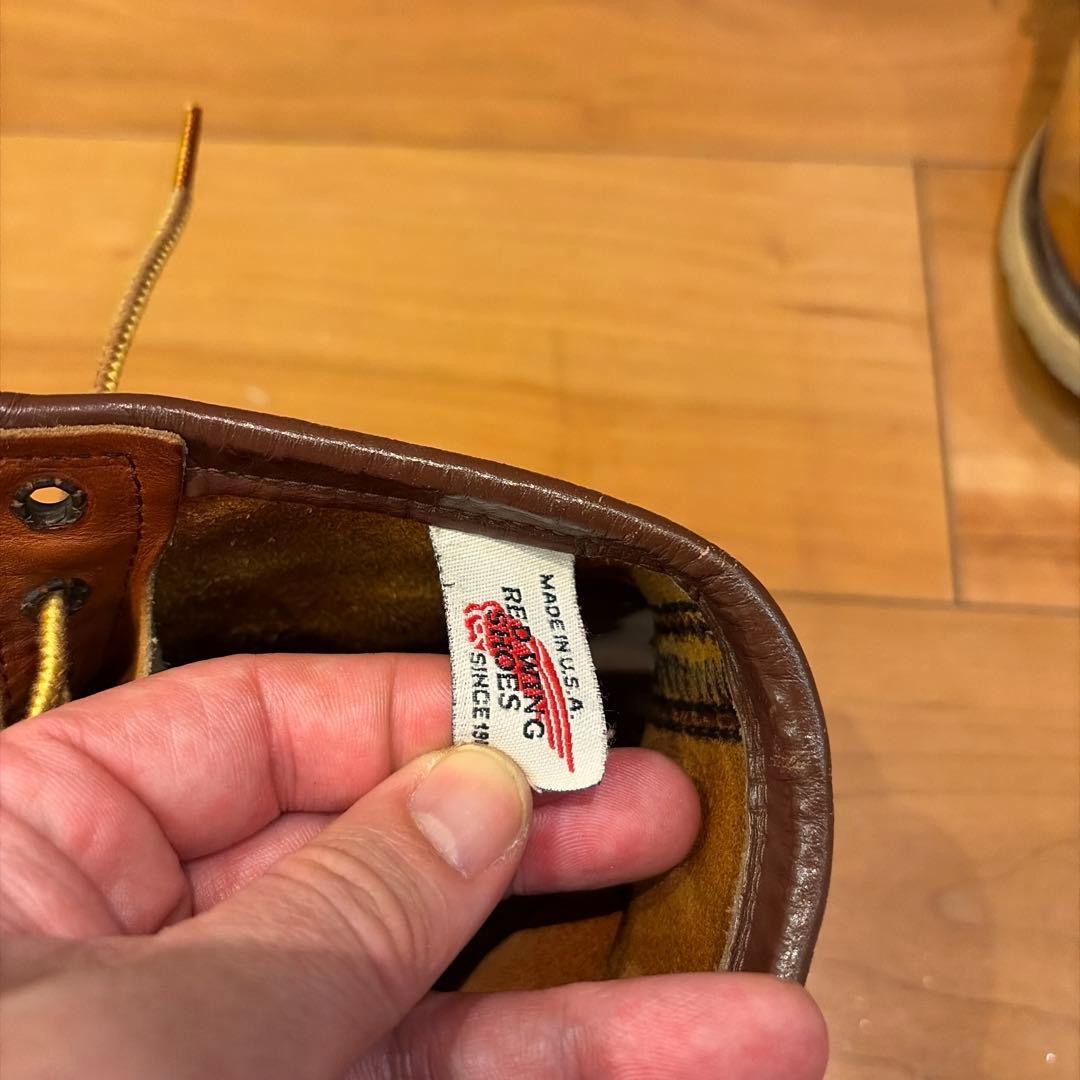 レッドウイング　アイリッシュセッター 縦羽タグ 90' 875 7 1/2