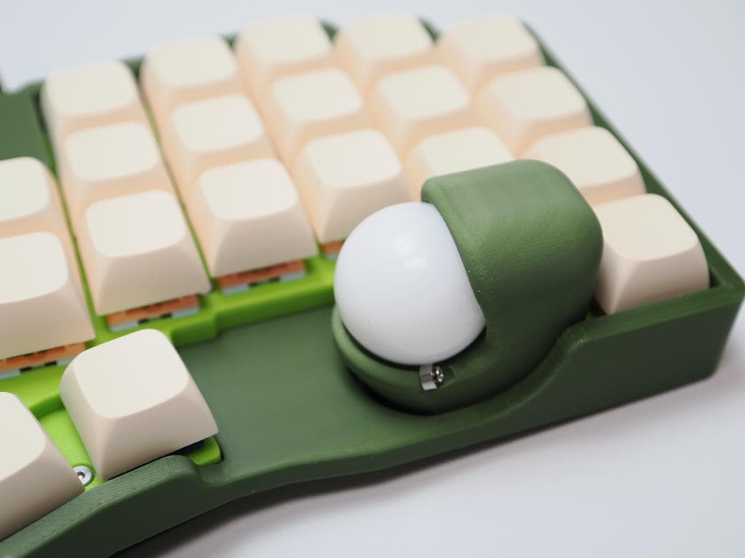 【おおた氏専用】左右分割式トラックボール付きワイヤレスキーボード