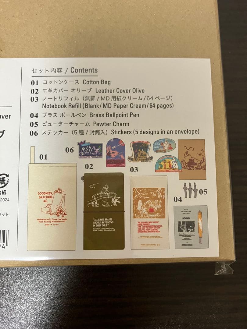お値下げ　ムーミン　トラベラーズノート　限定セット　ムーミン一家