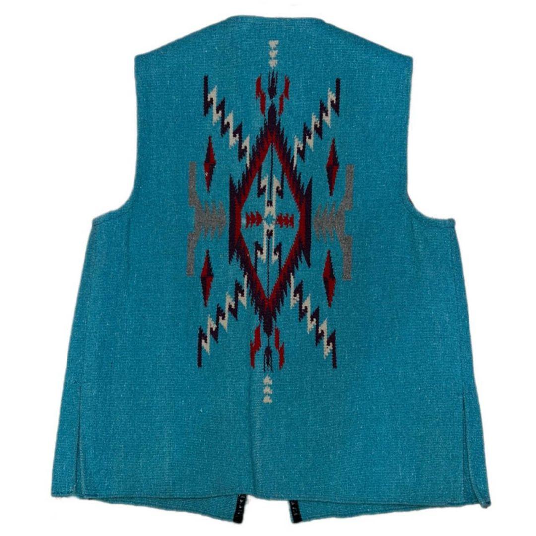 Indian インディアン 東洋 チマヨ ベスト オルテガ ナバホ ポピ ズニ