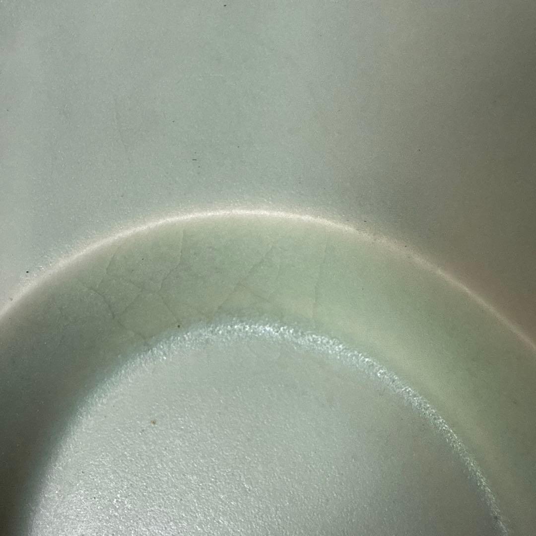 大人気の臼杵焼＊淡い緑色の陶磁器製皿5枚セット