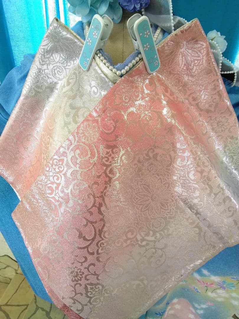 振袖フルセット、正絹振袖成人式、重ね衿帯揚げ帯締め、西陣袋帯長襦袢、ガード加工₠