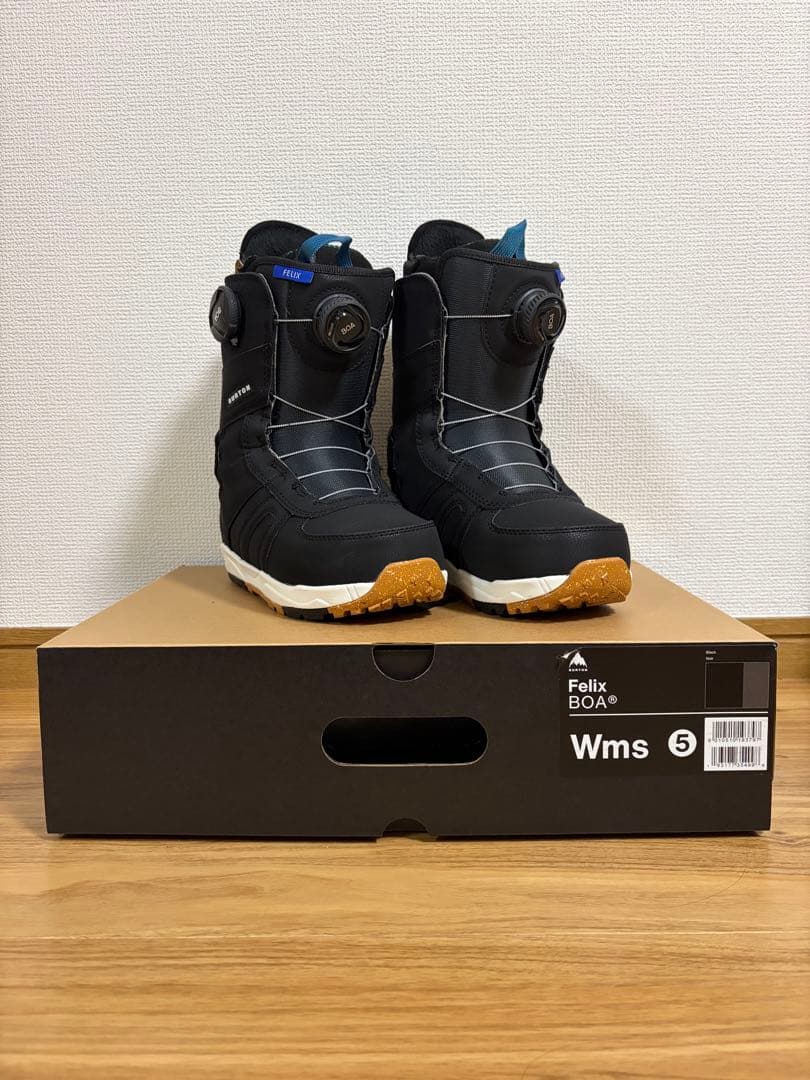 【美品】BURTON Felix BOA Wms スノーボードブーツ 22.0