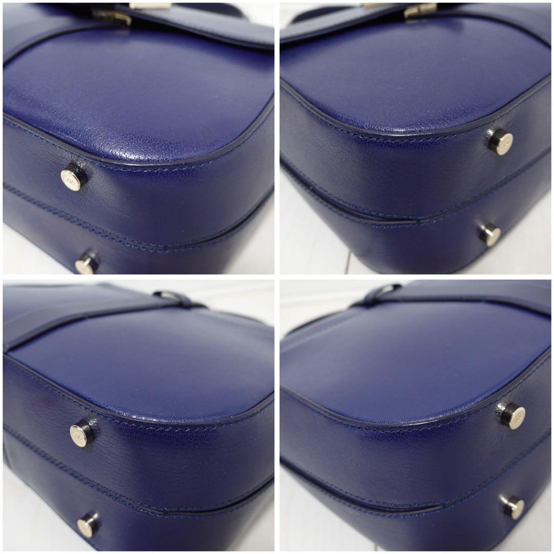 ロジェヴィヴィエ ボーヴィヴィエ　ハンドバッグ　ショルダーバッグ　紺　2way