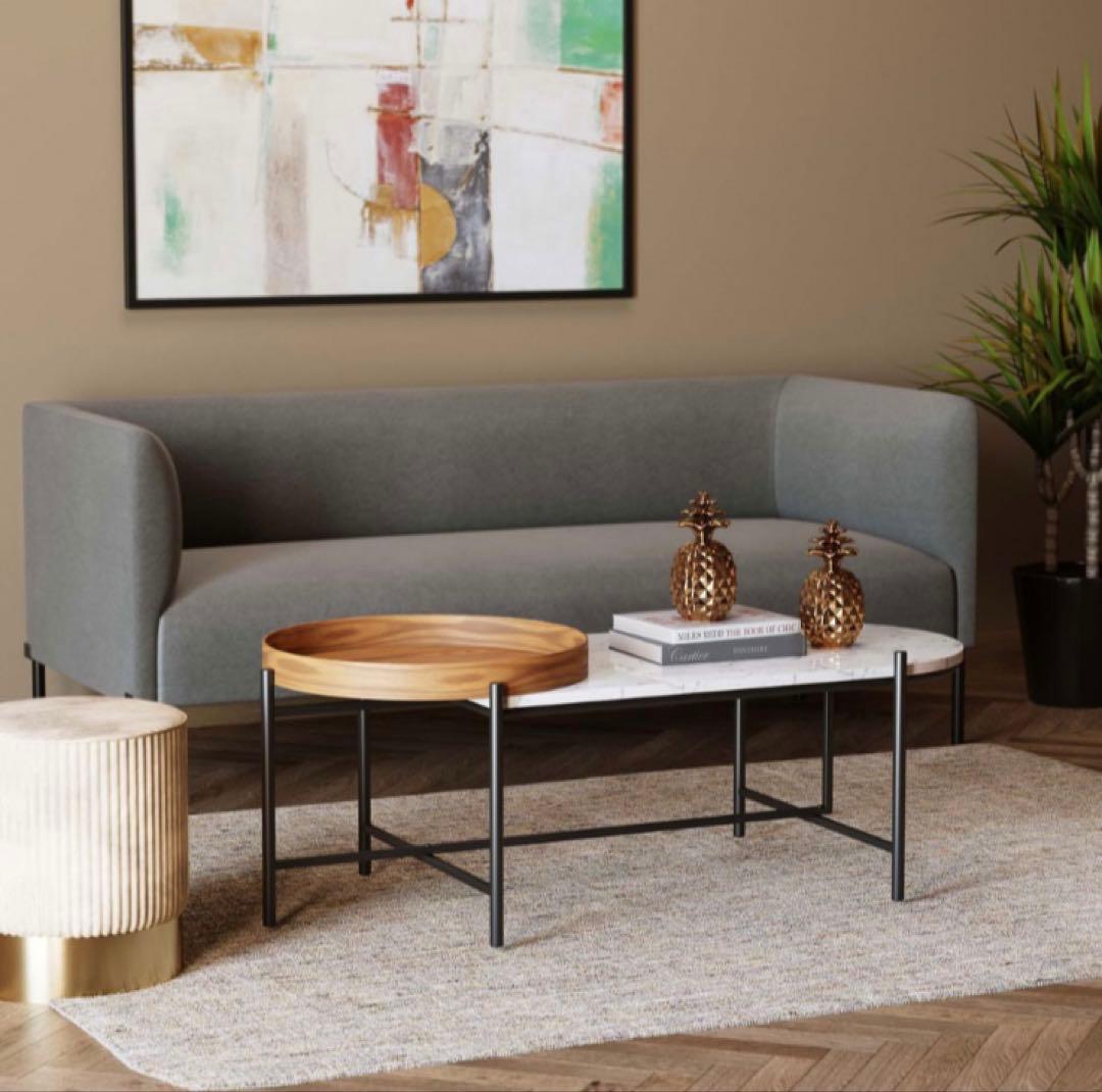 KARE レイヤードローテーブル/コーヒーテーブル