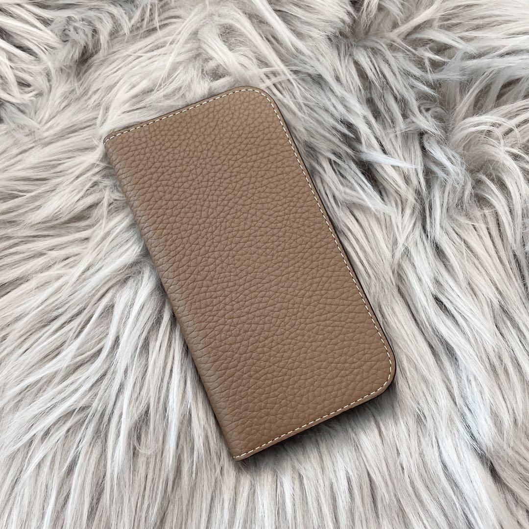 ボナベンチュラ iPhoneケース 14 ブラウン 手帳型 ★279