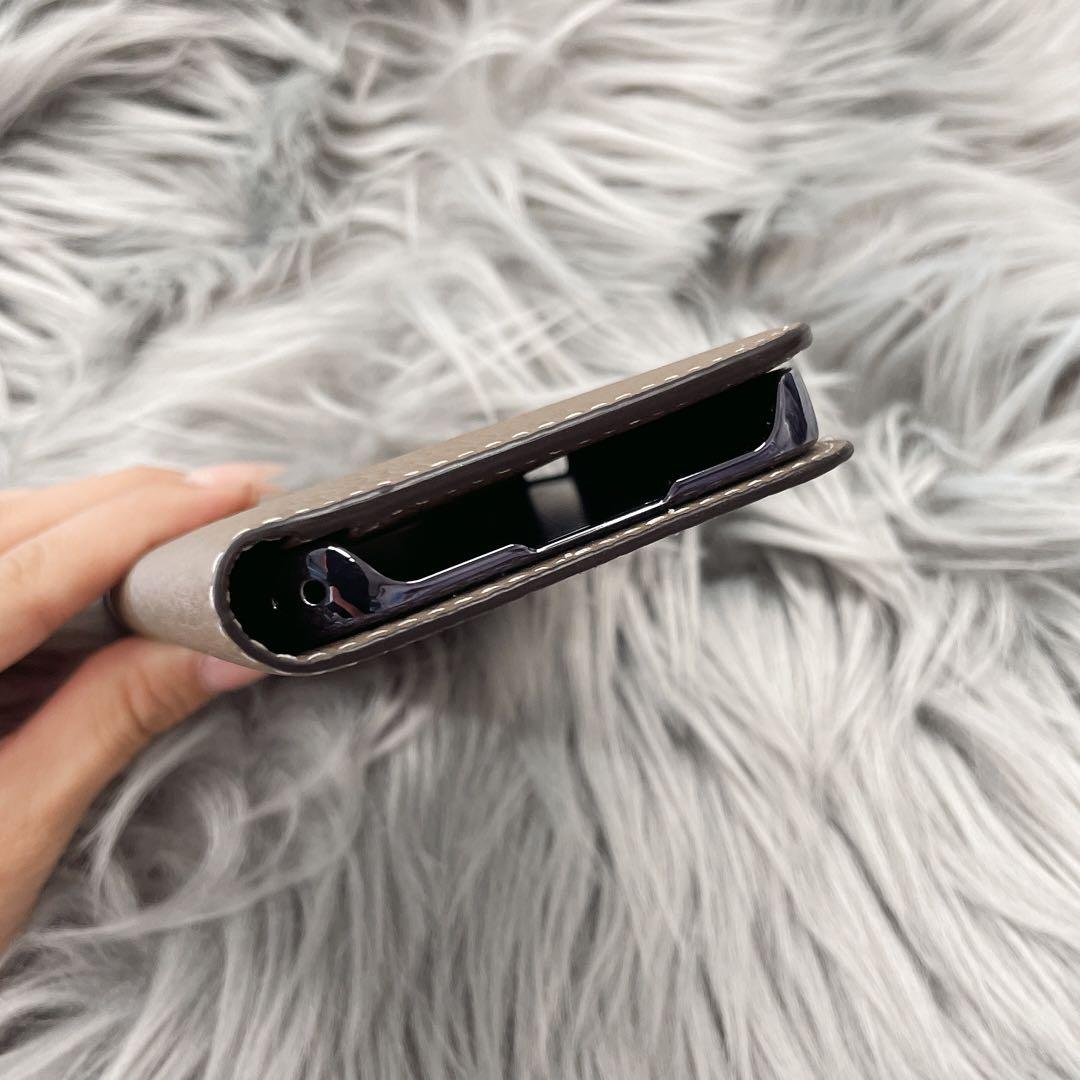 ボナベンチュラ iPhoneケース 14 ブラウン 手帳型 ★279