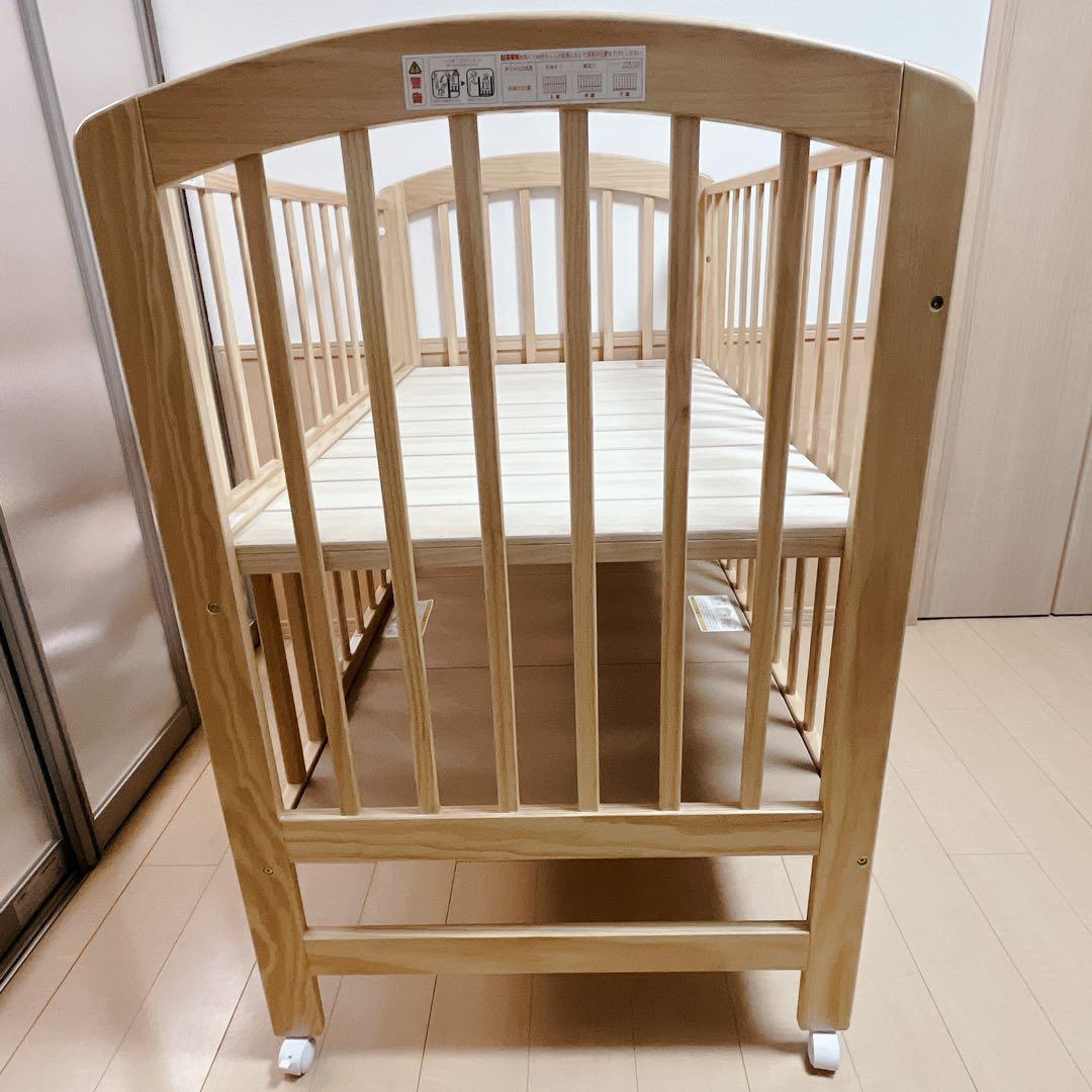 (専用ページ)KATOJI ハイポジションベビーベッド アーチ ナチュラル