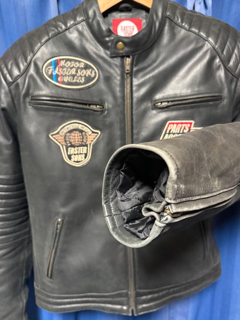 DEGNER デグナー FASTER SONS 牛革 レザージャケット XL