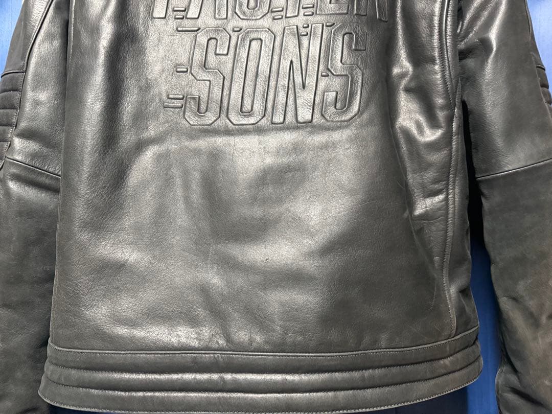 DEGNER デグナー FASTER SONS 牛革 レザージャケット XL