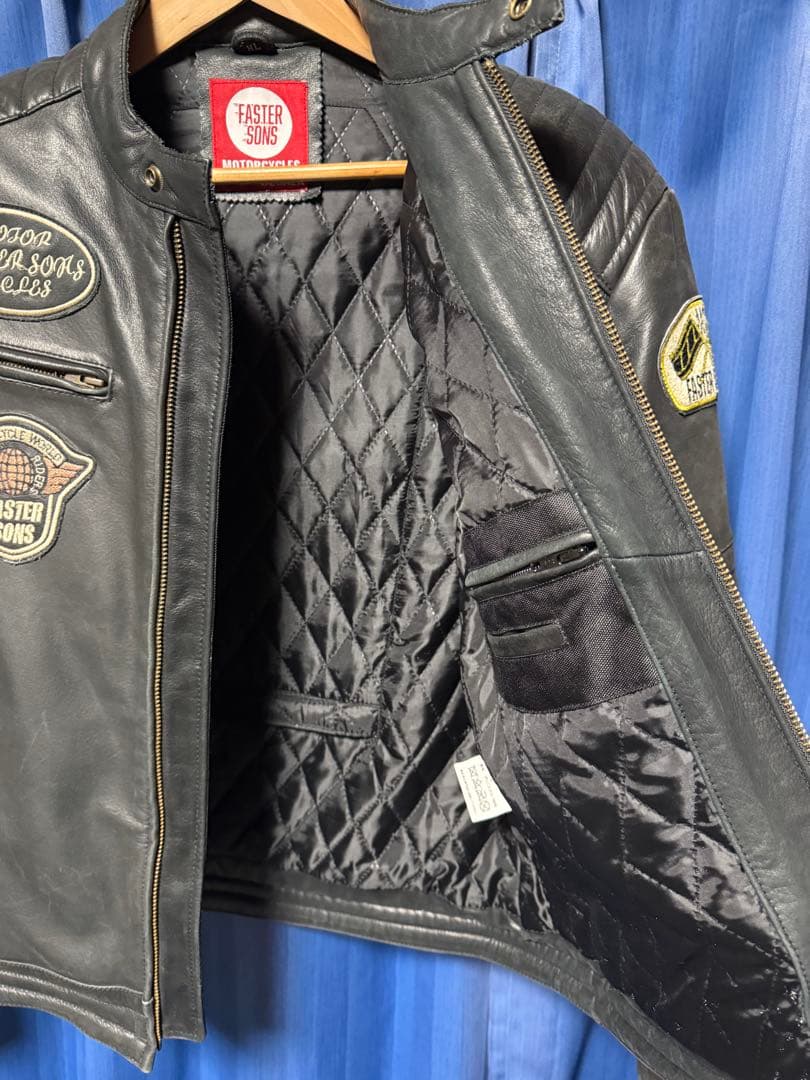 DEGNER デグナー FASTER SONS 牛革 レザージャケット XL