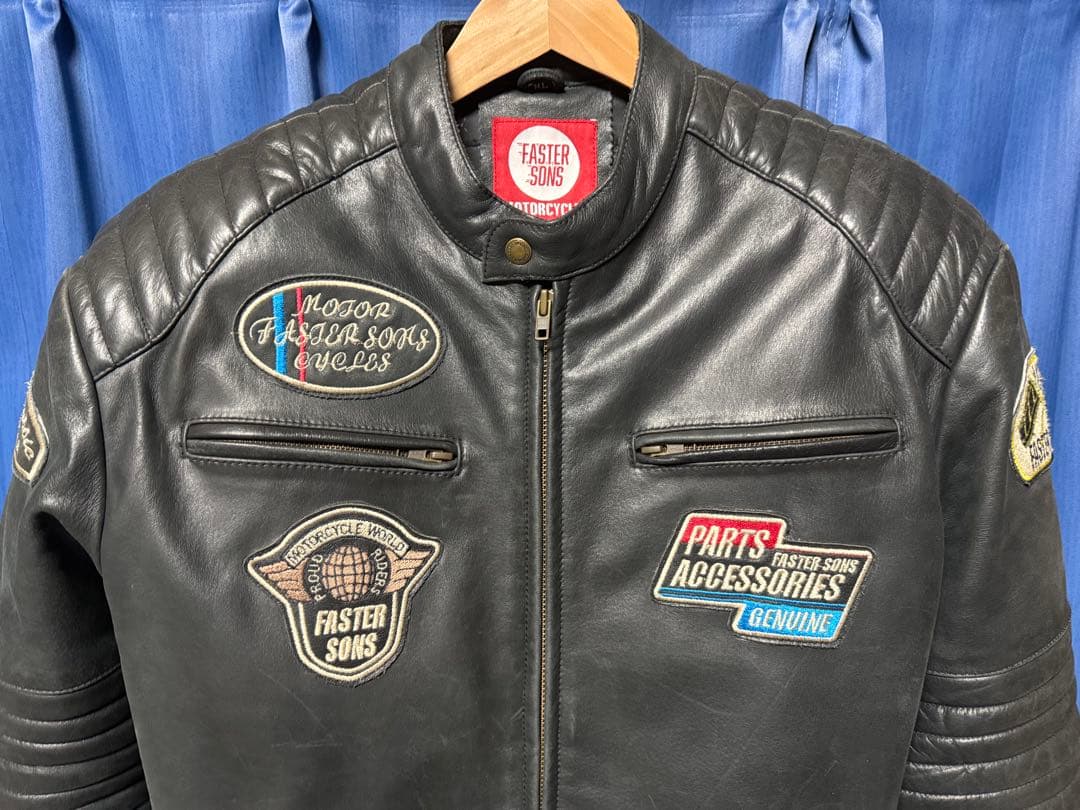 DEGNER デグナー FASTER SONS 牛革 レザージャケット XL