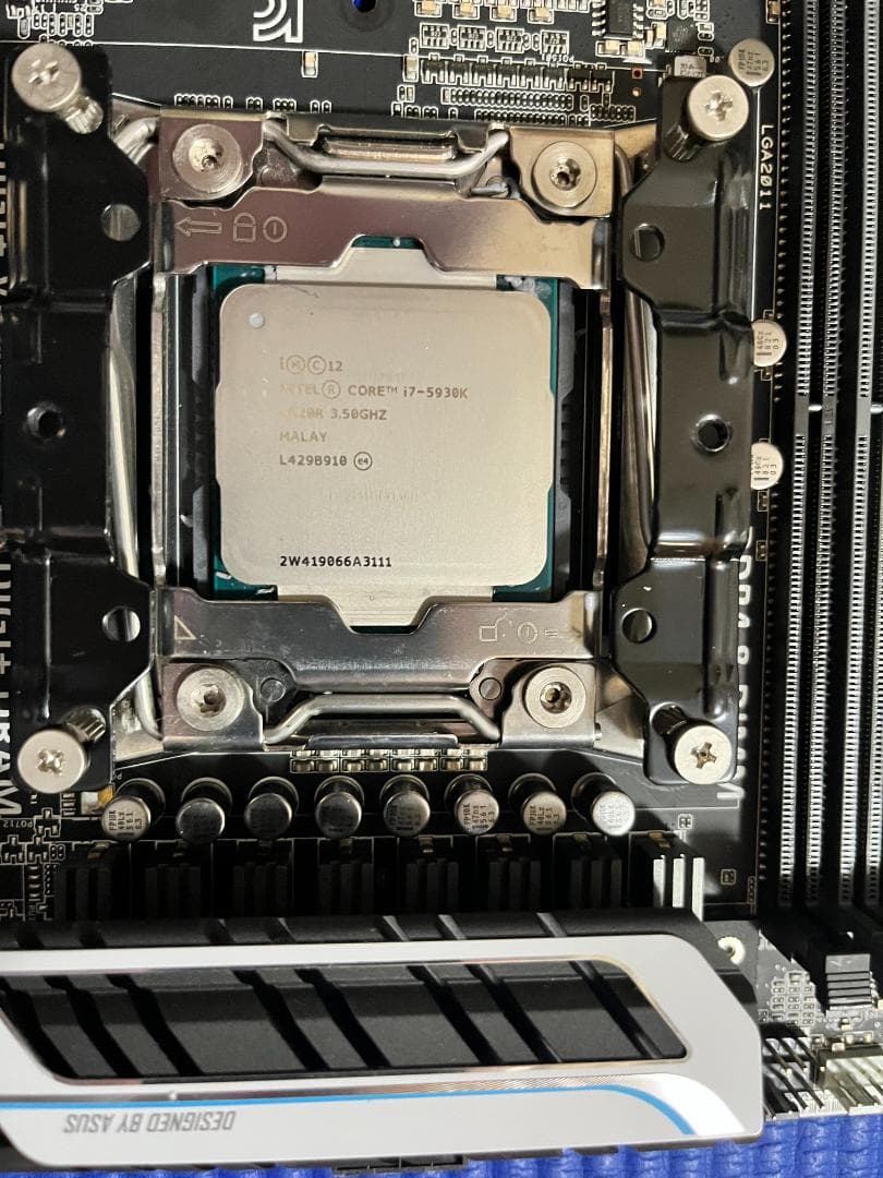 ASUS X99-A マザーボード+corei7 5930K+CPUクーラー