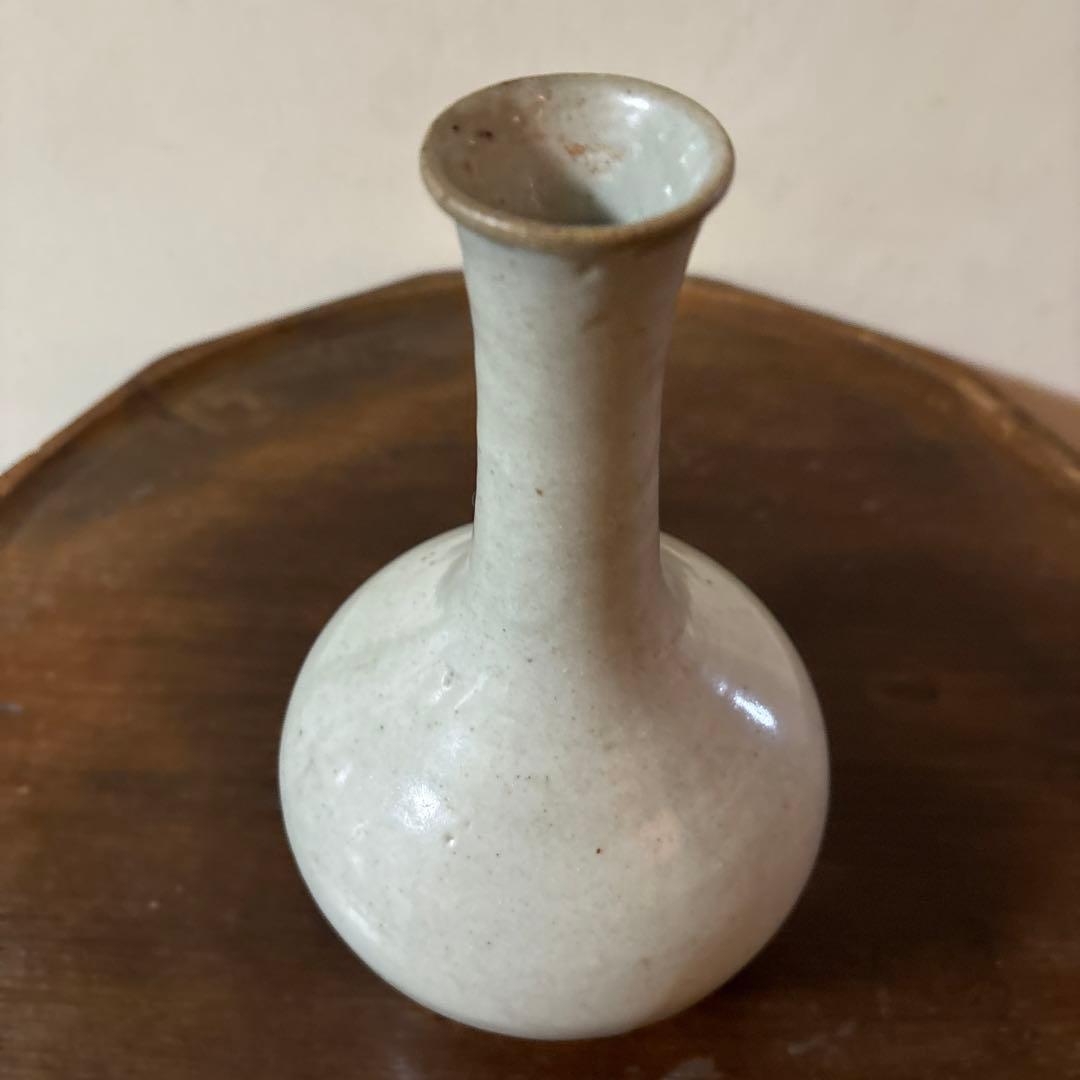 李朝白磁徳利　骨董　韓国骨董　アンティーク　古道具　白洲正子　秦秀雄　向田邦子