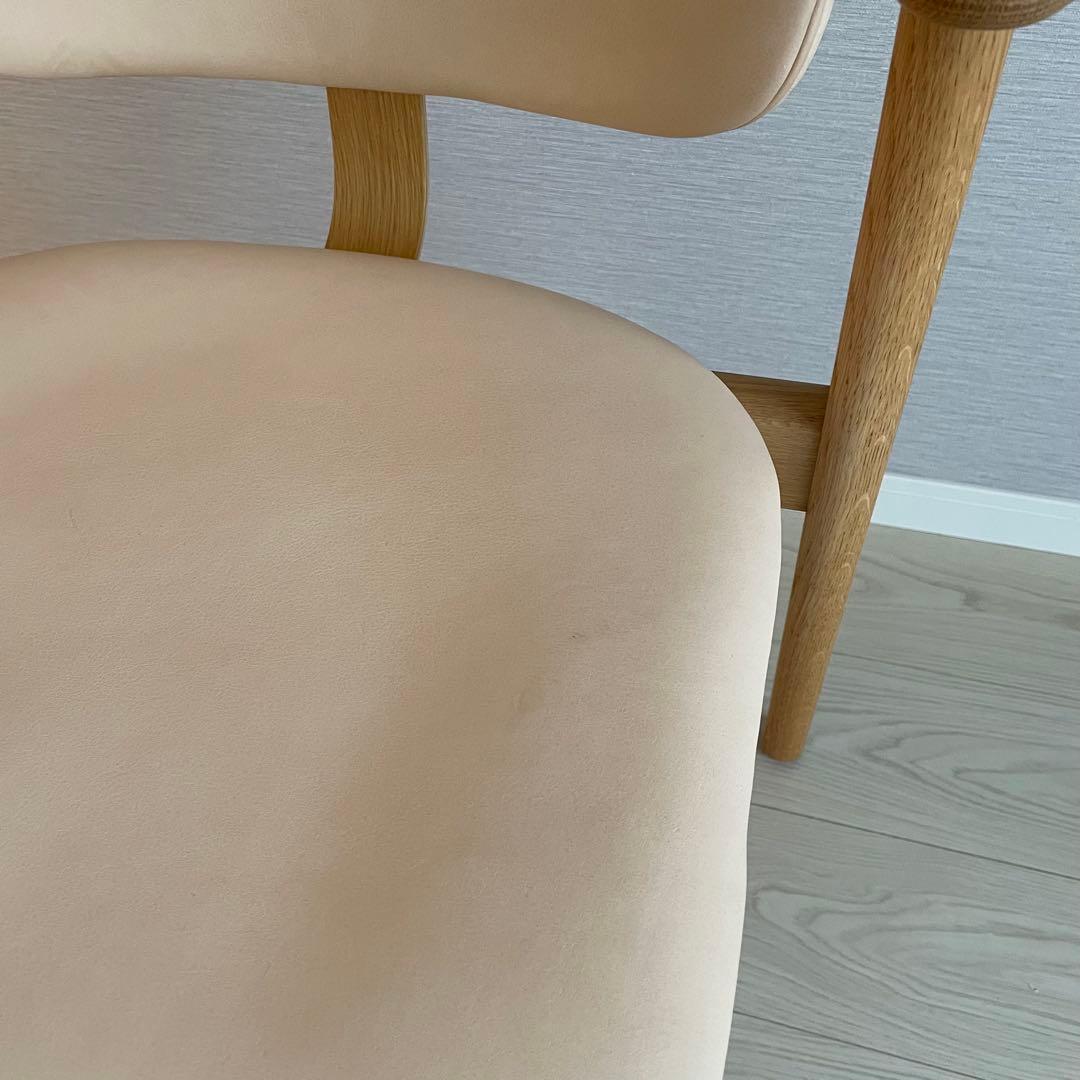 Domus Chair (ドムスチェア)オーク革張りナチュラルレザー