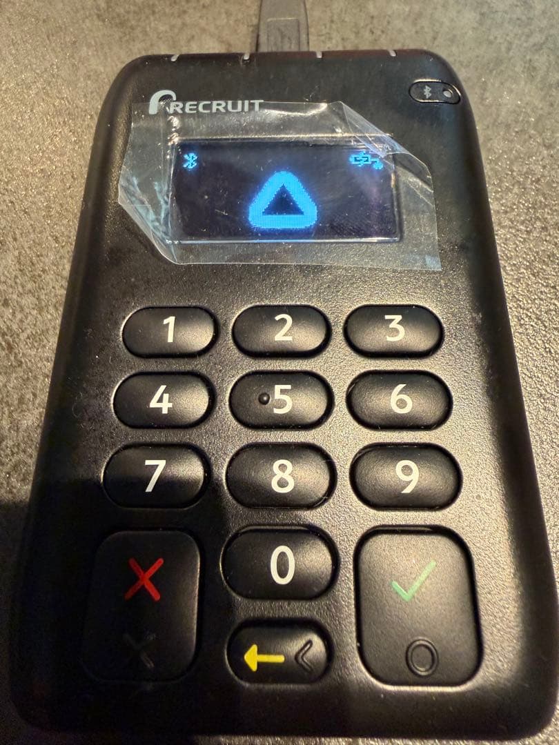 マツ　Recruit モデル バックライト付き カードリーダー