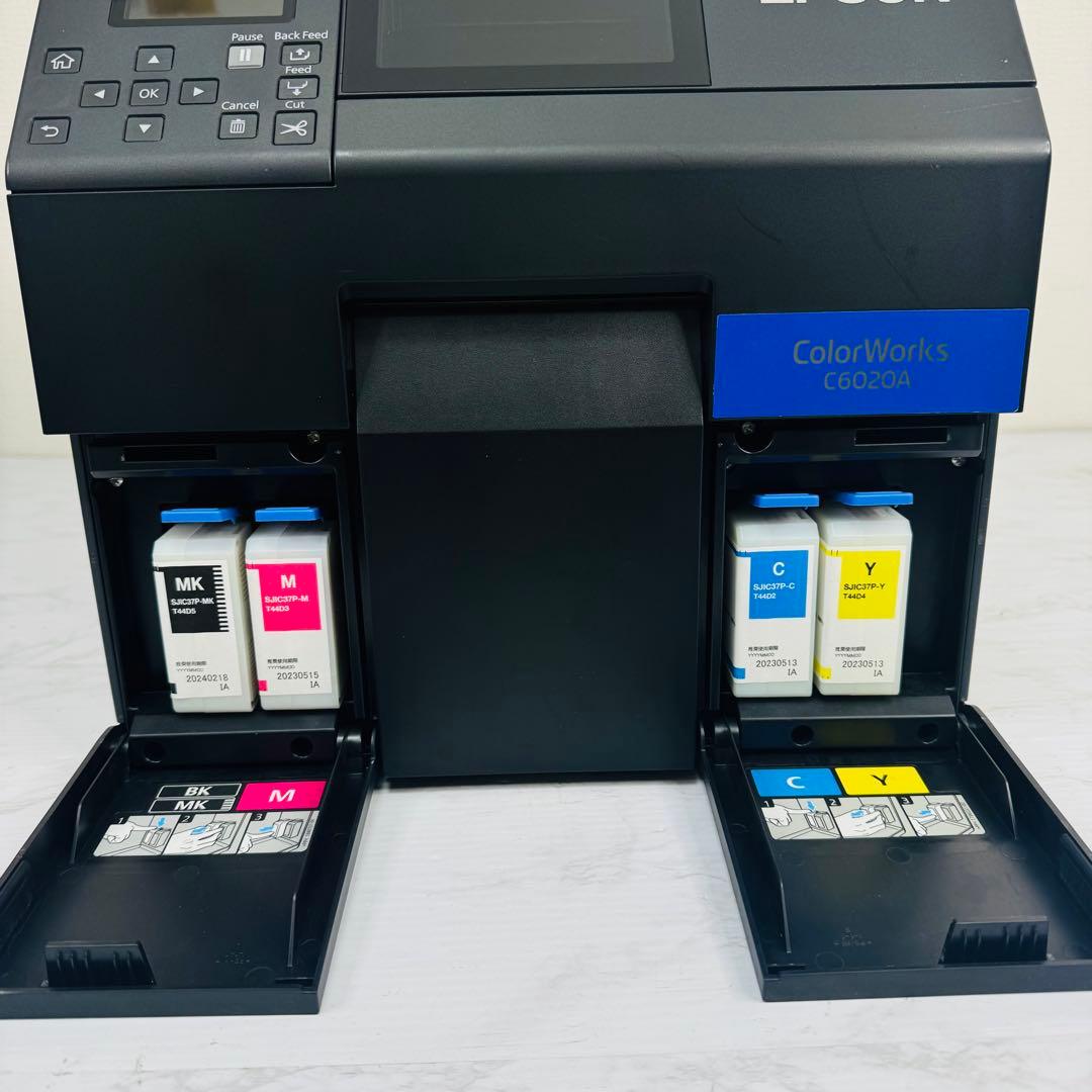 EPSON　CW-C6020A　業務用　カラーラベルプリンター　オートカッター