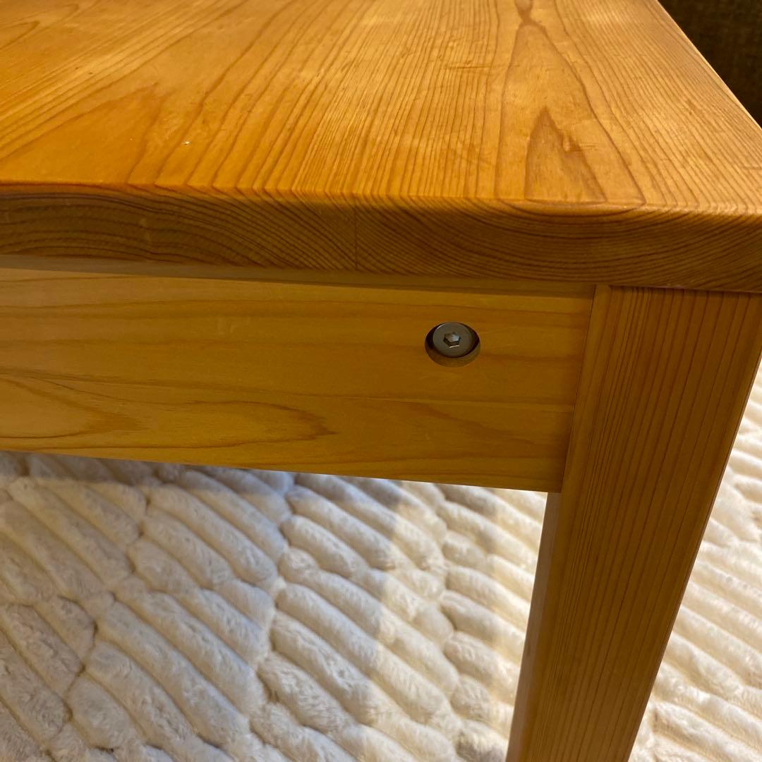 キシル　座机　XYL　無垢ひのき　４本脚