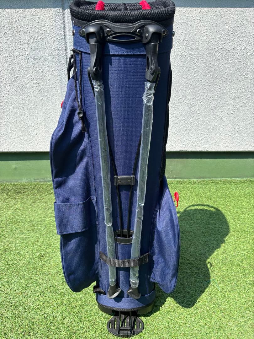 LOVACE スタンドキャディバッグ　ゴルフバッグ　新品　ネイビー　軽量　防水