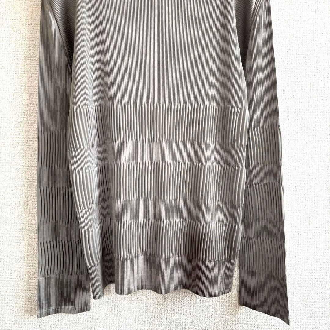 PLEATS PLEASE プリーツプリーズ 切り替え 長袖 イッセイミヤケ