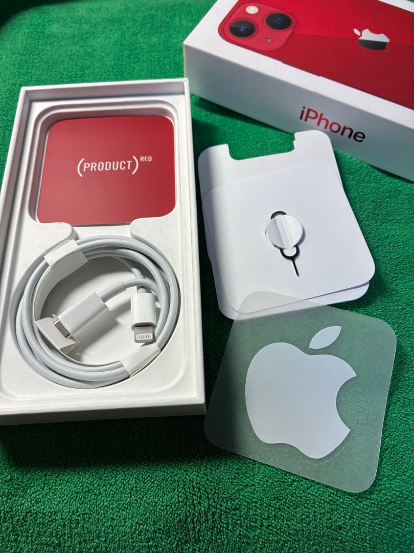 iPhone 13 mini RED 美品 256GB 90%バッテリー