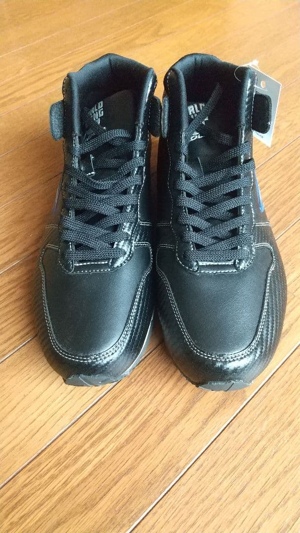 ​【試着のみ・タグ付】ビモロシューズ BEMOLO 27.5cm ハイカット 黒