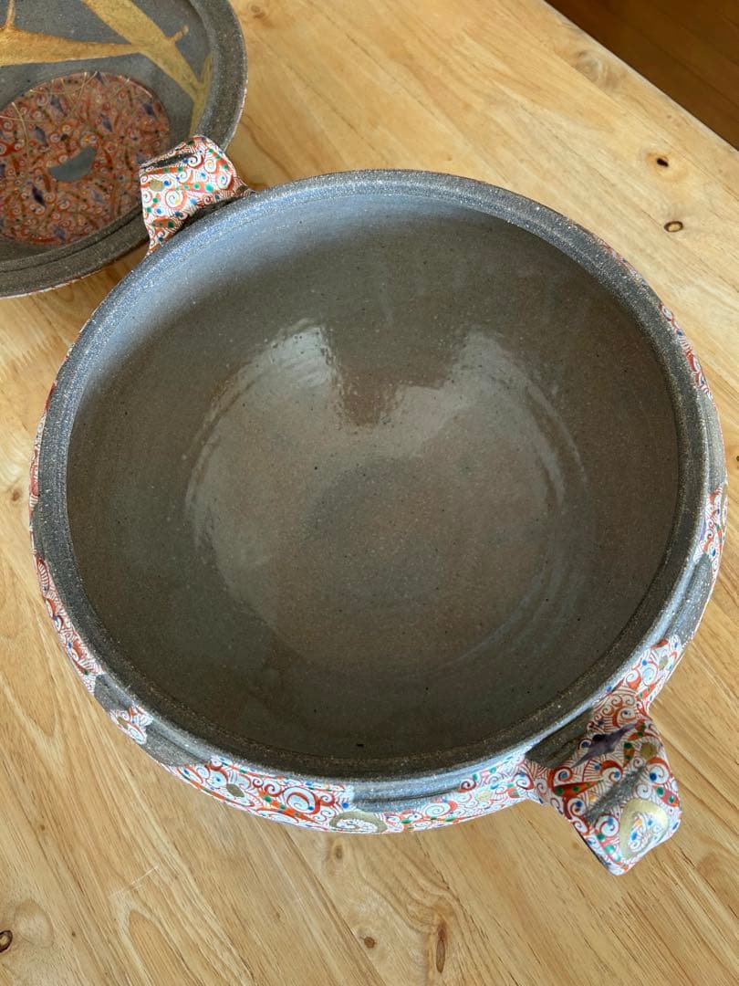蓋付きの陶器製キャセロール（鍋） 苧坂恒治
