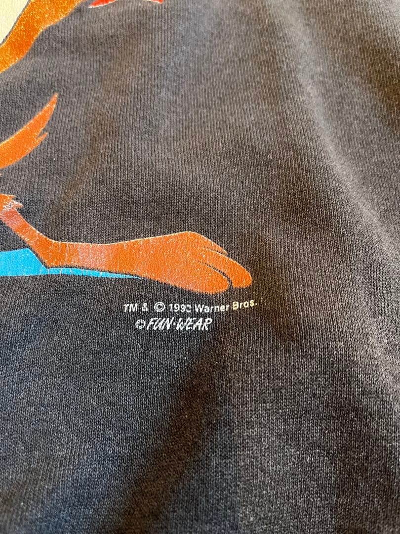 90sUSAHarley-Davidson×TAZスウェット ルーニーテューンズ