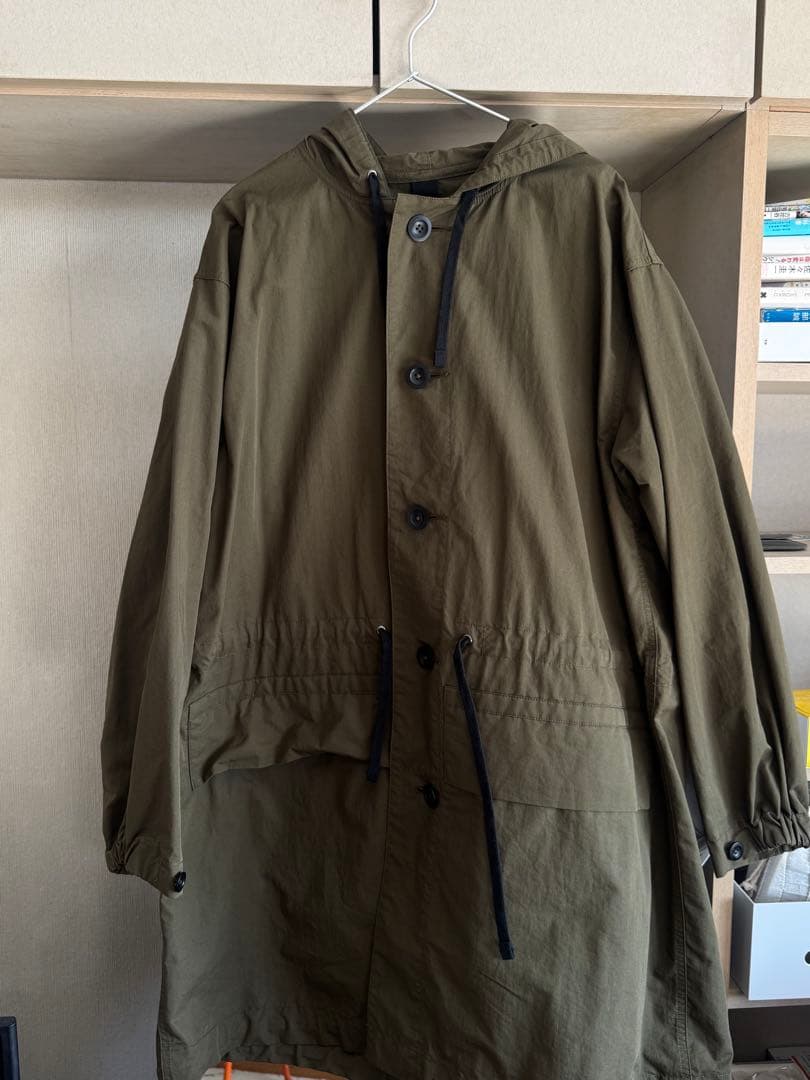 MHL, フード付きモッズコート Lサイズ