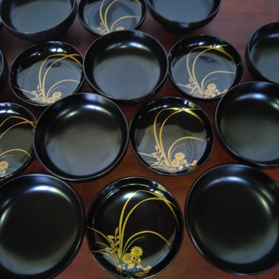 お椀　蒔絵椀　本漆塗り