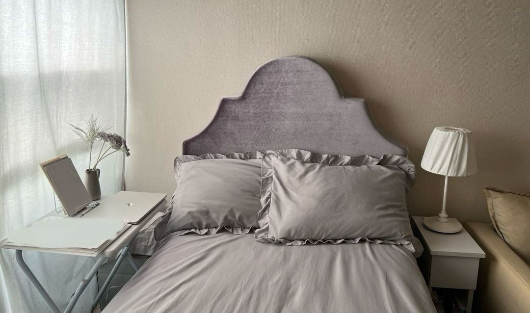 【8/6まで⏰】フランフラン ブリッサ ベッド クラウン シングル グレー