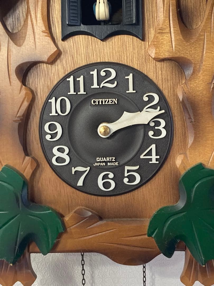 CITIZEN クオーツ カッコウ時計 日本製　鳩時計　稼働品