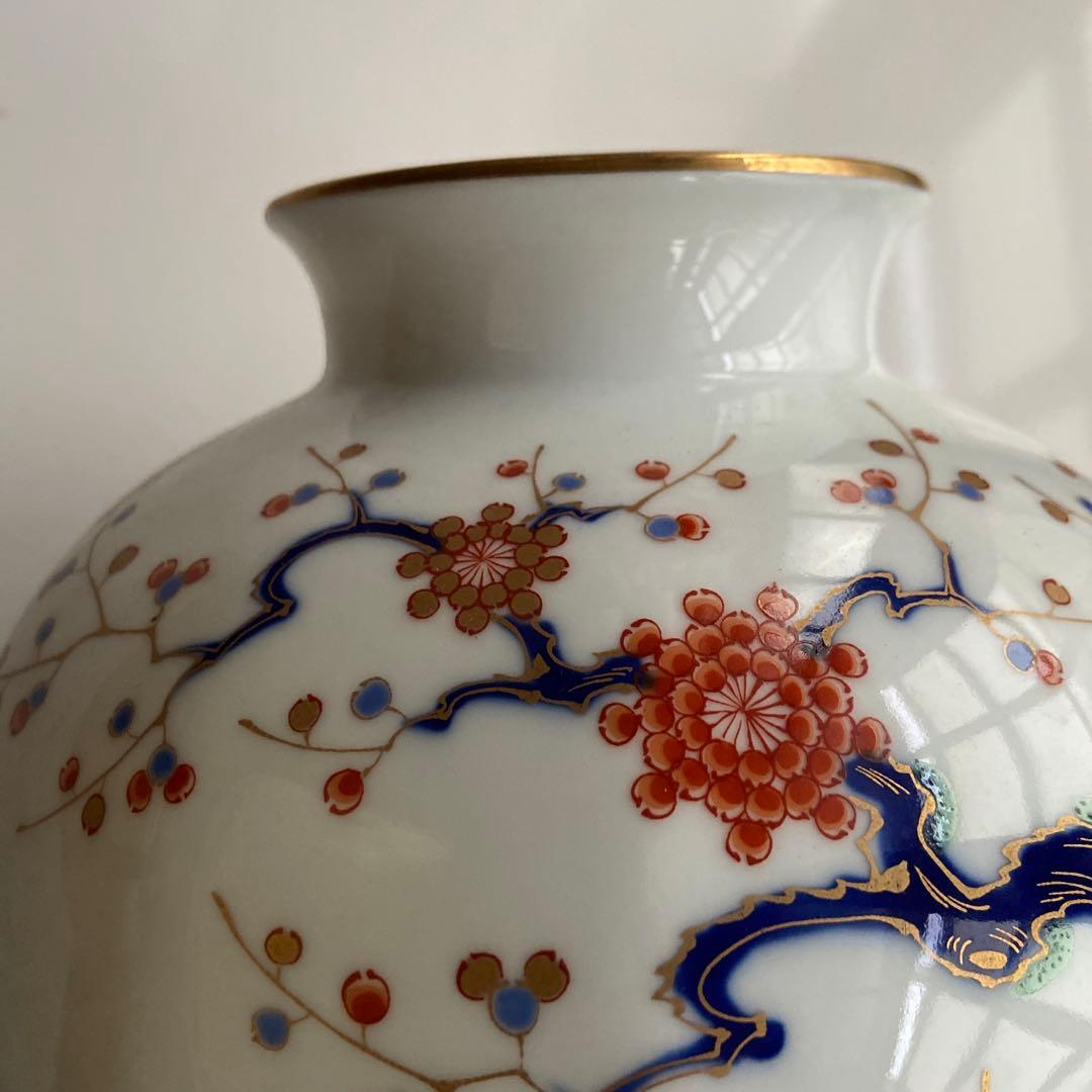 蔵出し！昭和レトロ・アンティーク【　宮内庁御用達　深川製磁　面取12花生　】