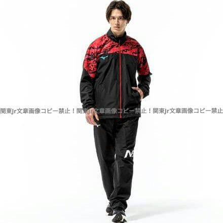 ミズノ 新品 S 上下セット BK 防寒ウィンドブレーカーパンツ ブレスサーモ