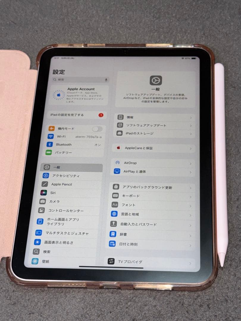 iPad mini 8.3インチ 第6世代 64GB MLWL3J/A ピンク