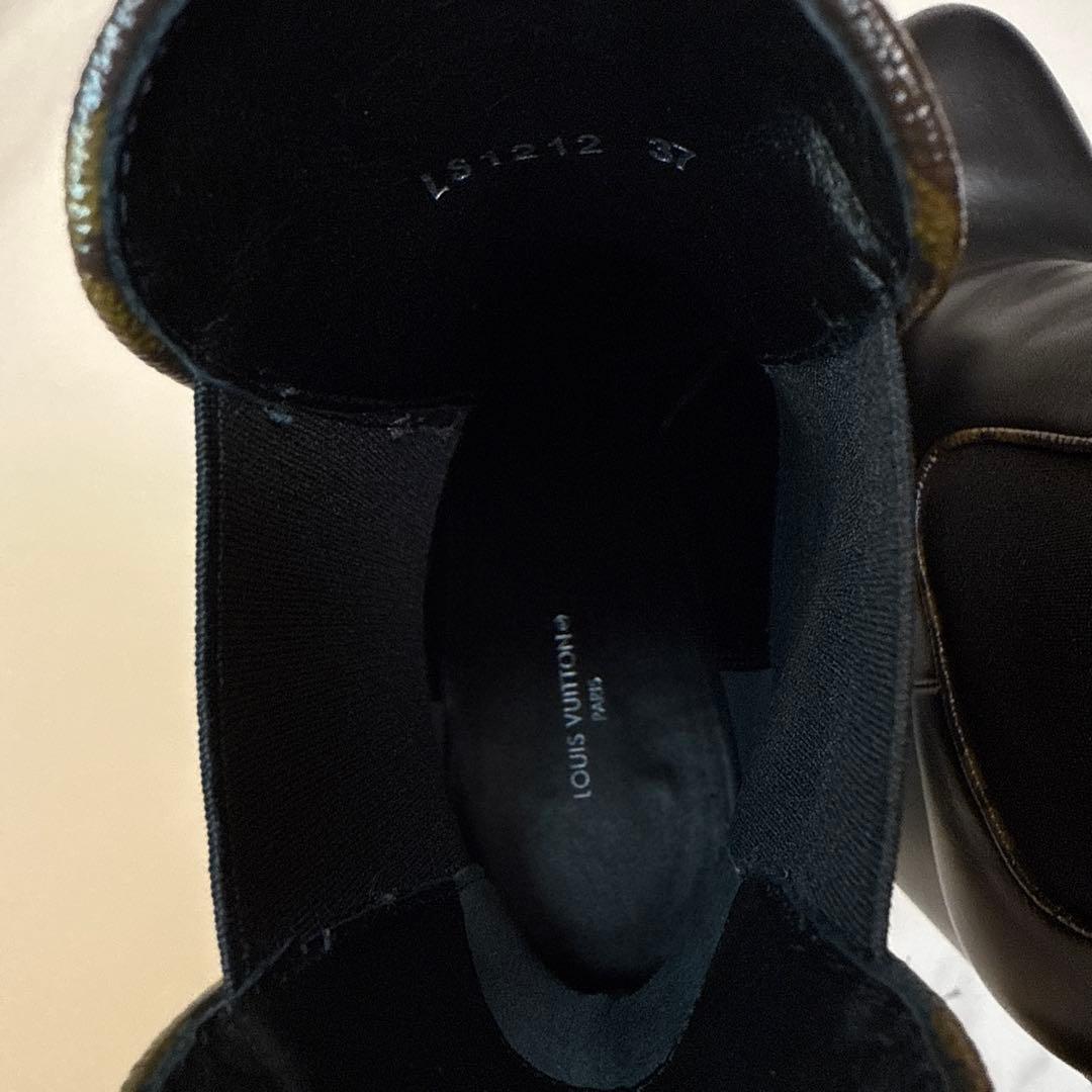 【極美品】Louis Vuitton ボブールアンクルブーツ 37