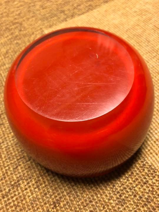 70s ガラス灰皿　大　vintage