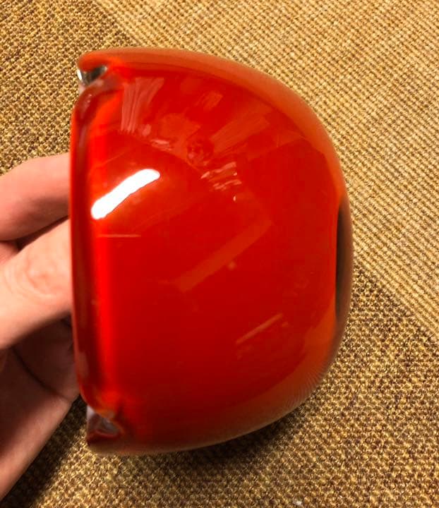 70s ガラス灰皿　大　vintage